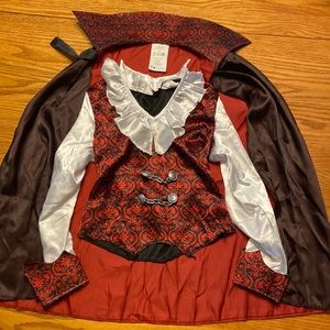 Vampire Halloween Costume size youth small, 4-6.